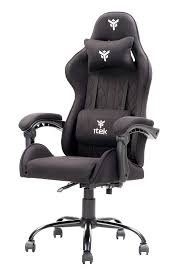 itek Gaming Chair RHOMBUS FF10 - Tessuto nero